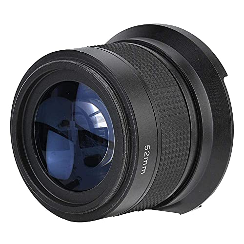 Obiettivo fisheye grandangolare universale da 52 mm 0,35X, con custodia per obiettivo, custodia reflex digitale, fotocamera reflex digitale Fisheye Len, per per/per/per