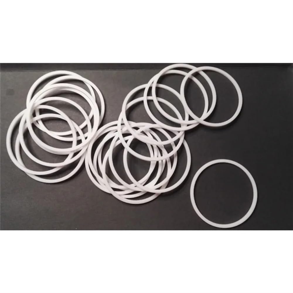 juntas tóricas, juntas de estanqueidad de caucho, 100 juntas de anillo grueso, arandelas planas de precisión de PTFE, espaciador, grosor: 0,2, 0,3, 0,4 y 0,5 mm(4X2.3X0.3MM)