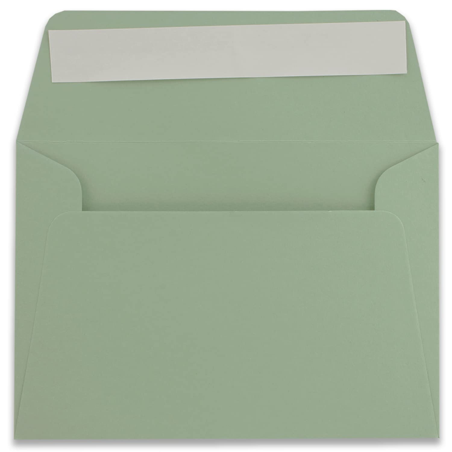 1000 buste per lettere, formato B6, 12,5 x 17,5 cm, chiusura adesiva, 120 g/m², ampia linguetta di chiusura con fibbia, buste per inviti di alta qualità