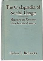 The Cyclopedia of Social Usage B0018FM036 Book Cover
