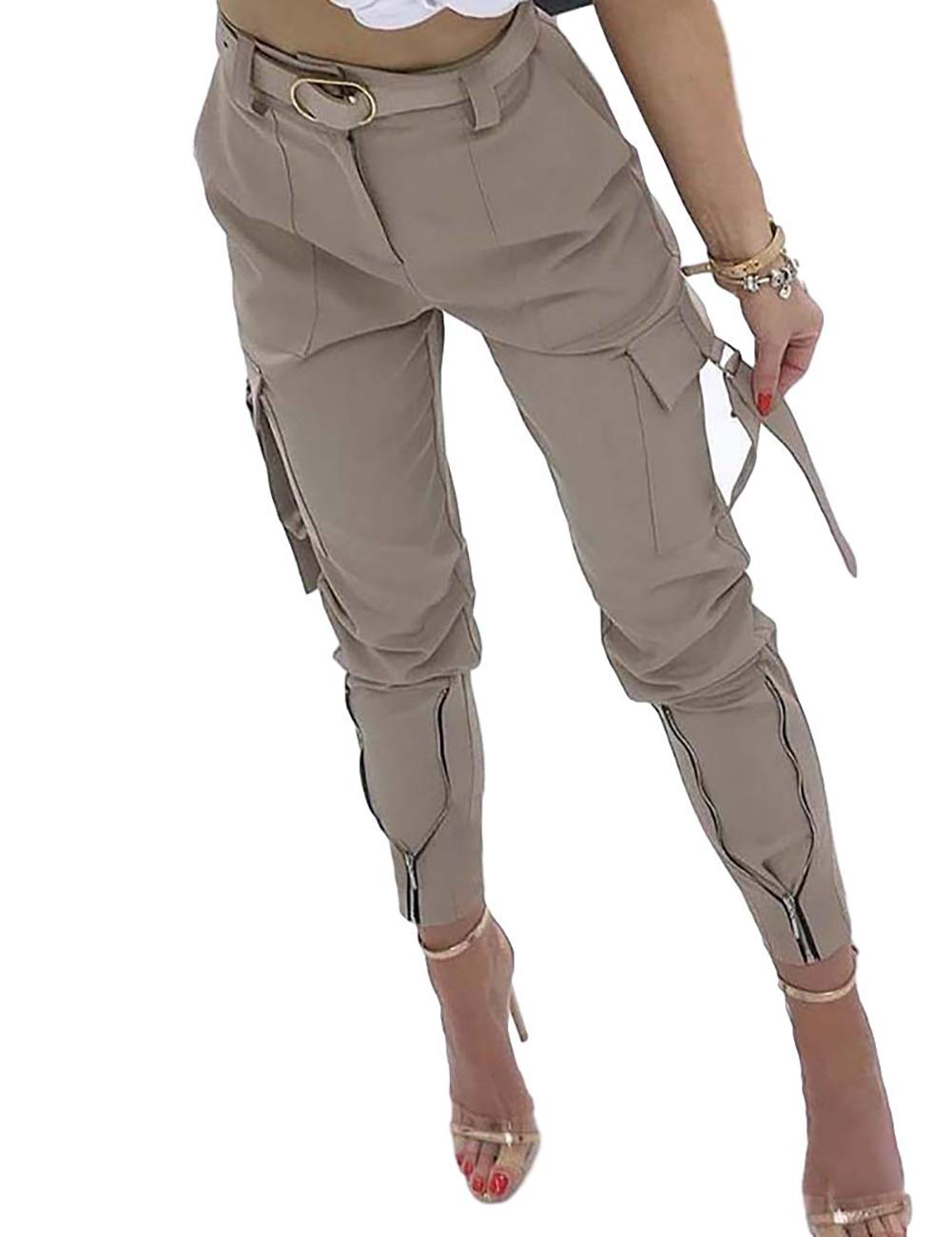CHICME Womens Casual Pencil Pants 