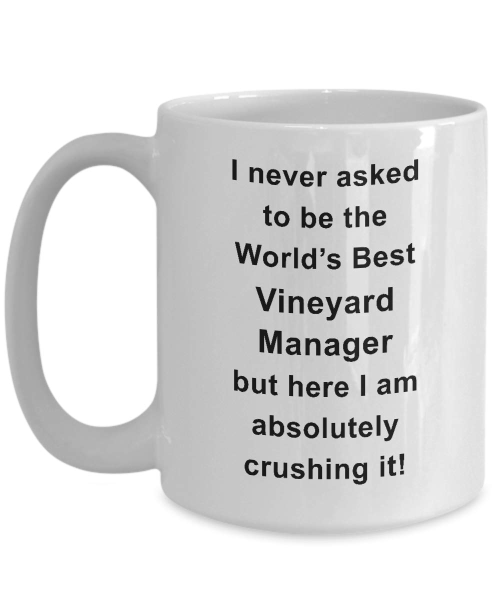 Vineyard Managing/Organizer Gifts - Vineyard Manager Tea/Coffee Cup, Unique Coffee Mug For Vineyard Manager, Ceramic