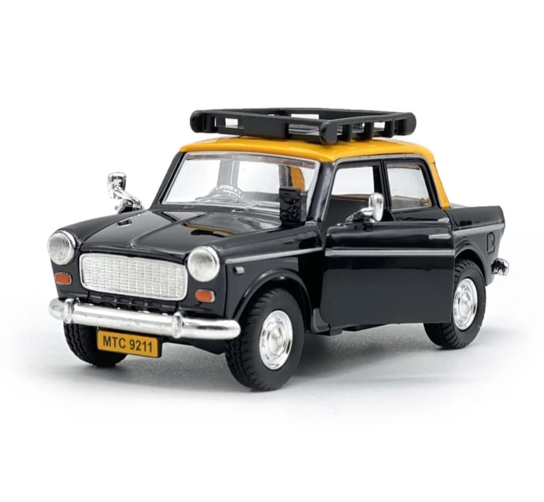 Buy TRICKS TOYS Plastic Toys Bombay Ambassador Taxi car, Pull Back