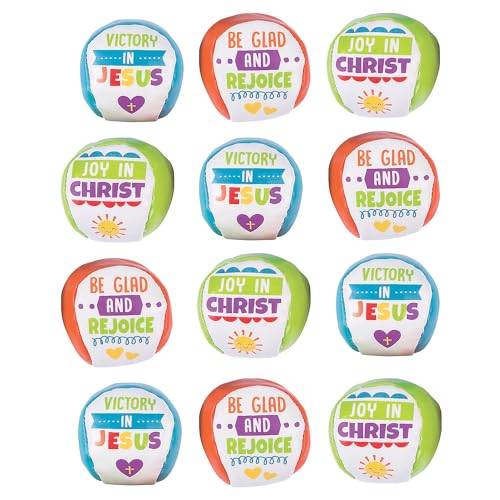 Fun Express Mini He Lives Kick Balls Assortment, Bulk 100 Pieces