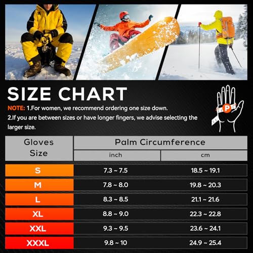 Image of WASOTO Heated Gloves for Men Women Heated Ski Gloves