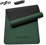 YOTTOY Yoga Mat,Extra Thick Yoga Mat (1/2inch),Professional TPE Exercise Mat,Non-Slip Workout Mat for Yoga, Pilates, Fitness, Barefoot Workouts, Home Gym Studio with Strap