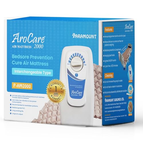 Image of AroKleen ARO Care Anti Decubitus Bubble Air Mattress for Patients Bed Sore with Pump | Anti Bedsore Anti-Decubitus Mattress Pad, Inflatable Air Bed | Bubble Mattress- 1 Year Warranty