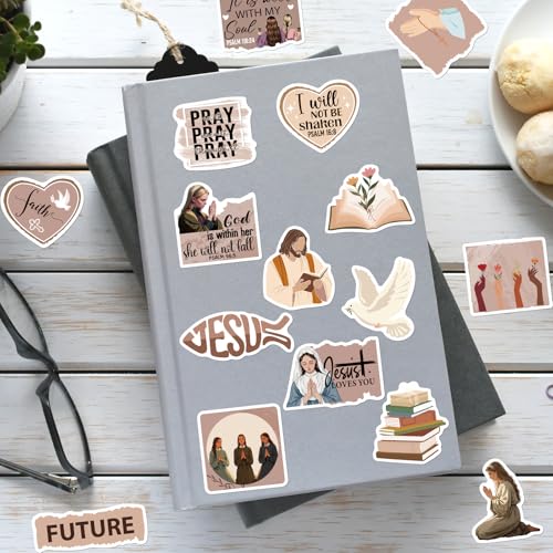Save 50% on 50 Pcs Prayer Board Stickers - Inspirational Bible Verses, Christian & Religious Faith Decals - Image 6
