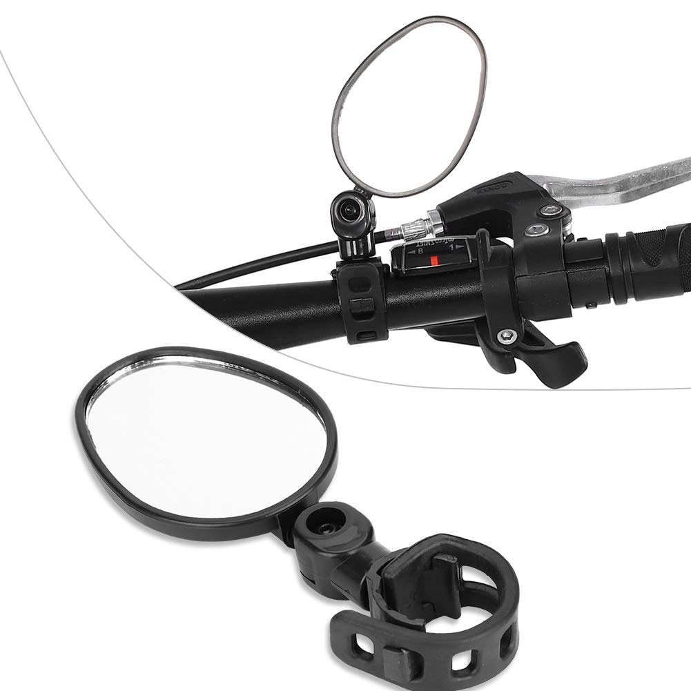 Rétroviseur De Guidon Vélo – Angle Réglable 360°, Installation Sans Outil, Universel, Léger 38g