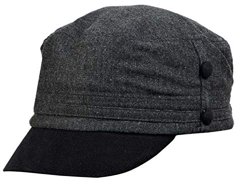 POSHING Short Peak Grey Sports Cotton caps