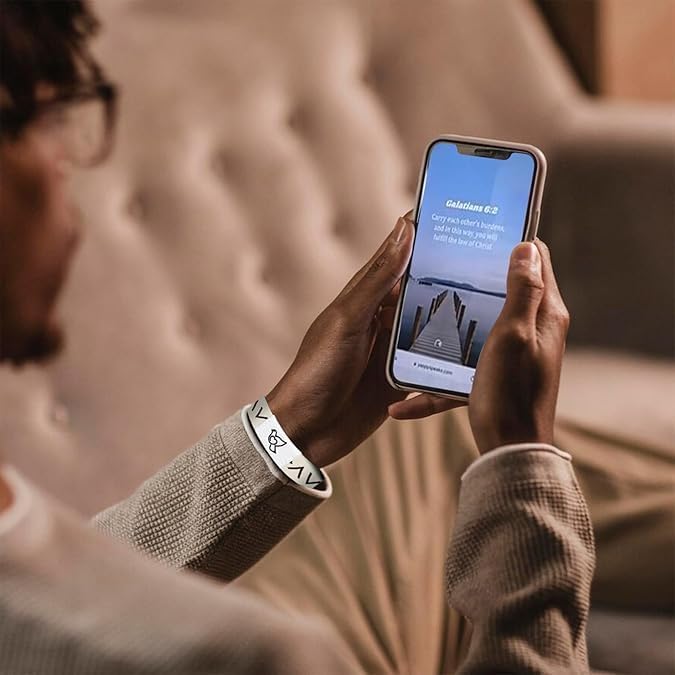 Daily Bible Verse Bracelet，Bible Verse Bracelets With NFC,Wearable Bible Bracelet,christian daily bible verse bracelet,Christian Bible Gifts For Men Women2