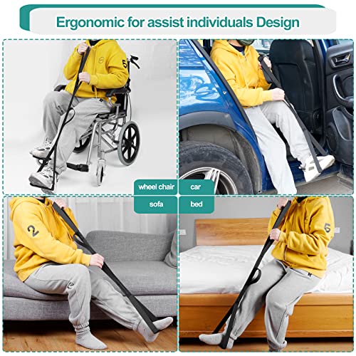 42 inch long leg lifterleg strap with large foot loopleg lifter after hip replacement for hip kit for seniorsknee replacement recovery aids