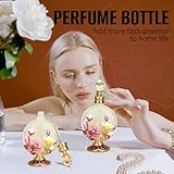 Joyeee Botellas de perfume de vidrio de 30 ml vacías con...