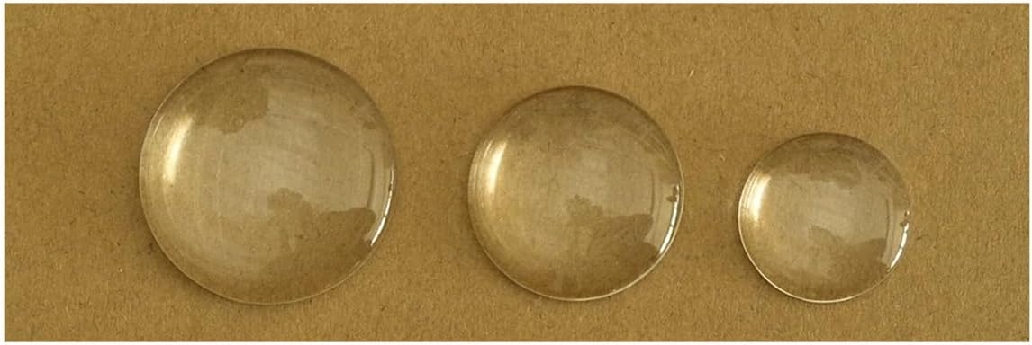 Prisms & Kaleidoscopes 3pcs 6 8 10 12 13 14 15 16 20 25 30mm Mini Optical Lens LED Optics Convex Condense Stager No Steps/No Edge Lens Science Classroom Optics Kits (Size : D8F11H3.2)