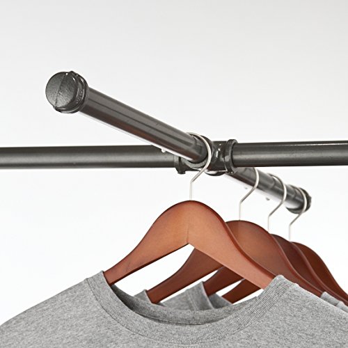 Adjustable Rolling Rack – Econoco Vintage Pipeline 2 Way Ballet Clothes Hanging Fixture #TOP3