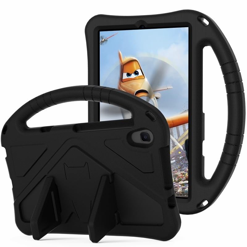 Custodia per TCL Tab 10L Gen 4 10.1 Pollici, Cover Tablet TCL Tab 10L Gen 4, Copertura Protettiva Pieghevole con Supporto per Matita e Cinturino da Polso, Protezione Completa. (Nero