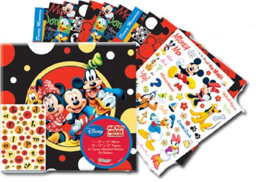 Sandylion 12-Inch by 12-Inch Disney Mickey and Friends Scrapbook Album Kit