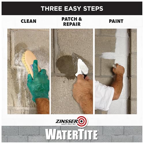 Zinsser 306607 WaterTite Waterproofing Floor and Wall Paint, Galón, Transparente miniatura 7