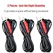 TENS Unit Electrodes Lead Wires: 3 Pieces BesCable 2mm Pin TENS Unit Replacement Cables Cords Wire for TENS 7000, for TENS 3000, for Accurelief and so on