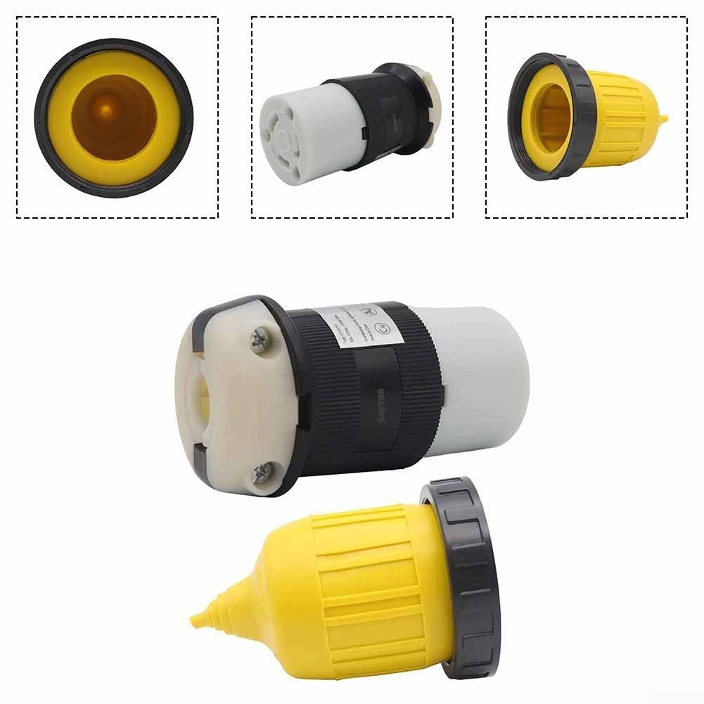 Presa di alimentazione efficiente da 30 Amp 125 V per camper e barche copertura impermeabile
