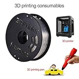 Respicefinem Flexible TPU 3D Printer Filament 1 75mm White 1KG Spool High Elasticity Smooth Extrusion for 3D Printing and Drawing Pens (Transparent) - Image 9