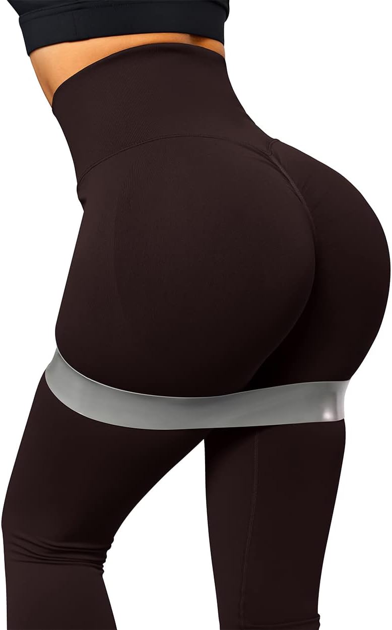 SUUKSESS Women Scrunch Butt Lifting Seamless Leggings Booty High Waisted Workout Yoga Pants