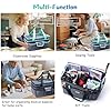 APOFFICE Art Supply Organizer Tote Bag – Craft Caddy with Handle, Utility Storage Tote with Multiple Pockets & Adjustable Divider for Stationary, Sewing, Scrapbooking, School, Office, Medical Supplies #5