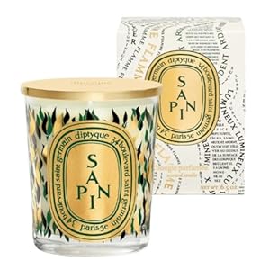 Diptyque Scented Candle Sapin Pine Tree 65 oz Scent of Pure Mountain Pine deepened with The Dense Smoky Notes of a Crackling Fireplace