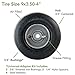 MARASTAR 21018 Universal Fit 9x3.50-4 Lawnmower Tire/Wheel Assembly