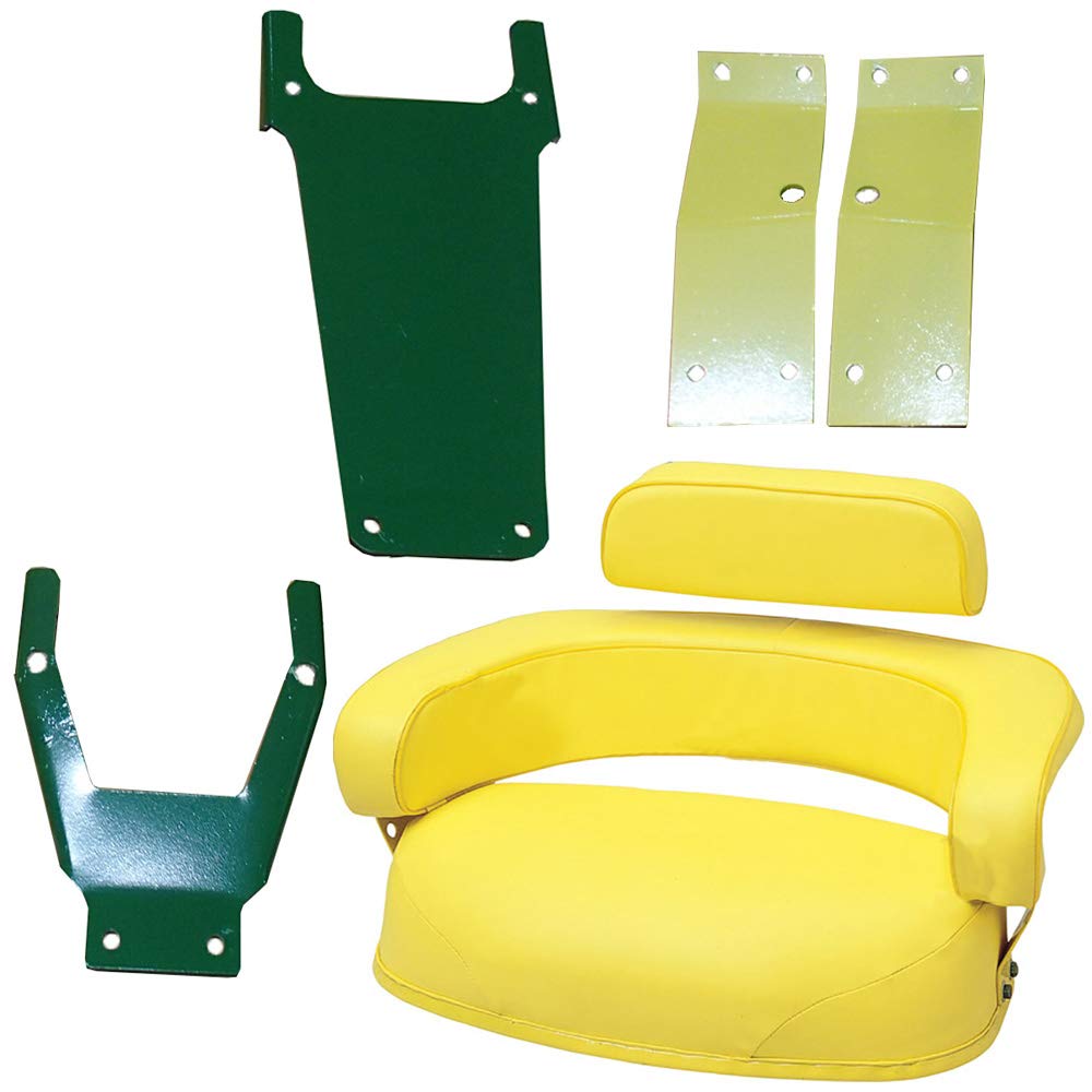 RAParts 3 Piece Yellow Seat Assembly Fits John Deere 3010
