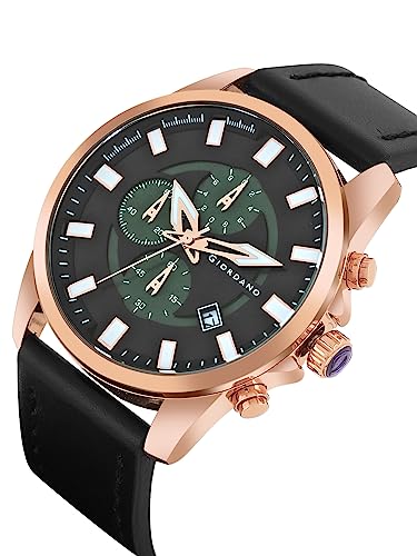 Giordano Analog Stylish Watch for Men & Boys Water Resistant Fashion Watch Round Shape with Multi-Functional Wrist Watch to Compliment Your Look/Ideal Gift for Male - GZ-50077 - Image 3
