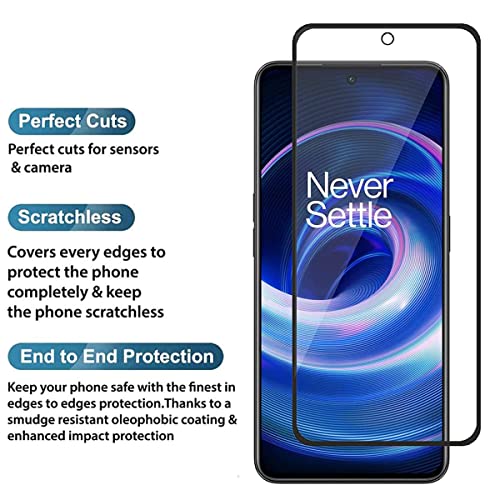 Image of STP FEEL Premium Tempered Glass Screen Protector Guard For Xiaomi Redmi Note 10 / Redmi Note 10S (Black, Pack of 1) Edge to Edge Coverage with Easy Installation Kit
