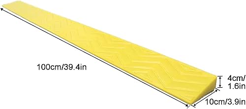 Miniatura 2 de Yqyc Rampas de plástico para bordillos para interiores, rampa para umbral de puerta, rampa para umbral de silla de ruedas, scooter, robot de