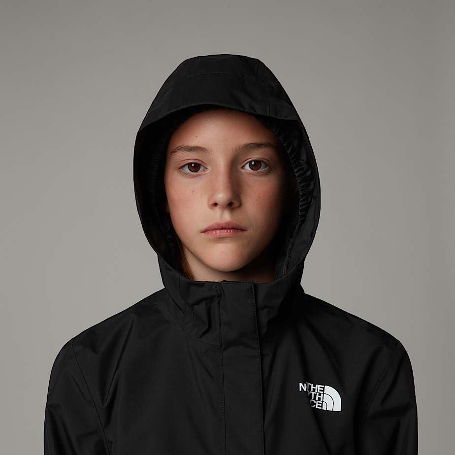 The North Face Kid's Mens Teen Mountain Wind Jacket (Little Kids/Big Kids) TNF Black XX-Large