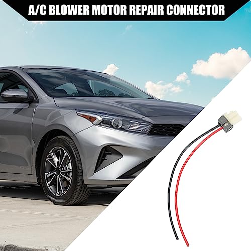 Image of Blower Motor Connector Plug Wire Harness 8 inch Pigtail Kit with Heat Shrinks Connectors for Kia Forte 2013-2018 /8 Inches A /C Blower Motor Pigtail Wiring Kit / 1Set