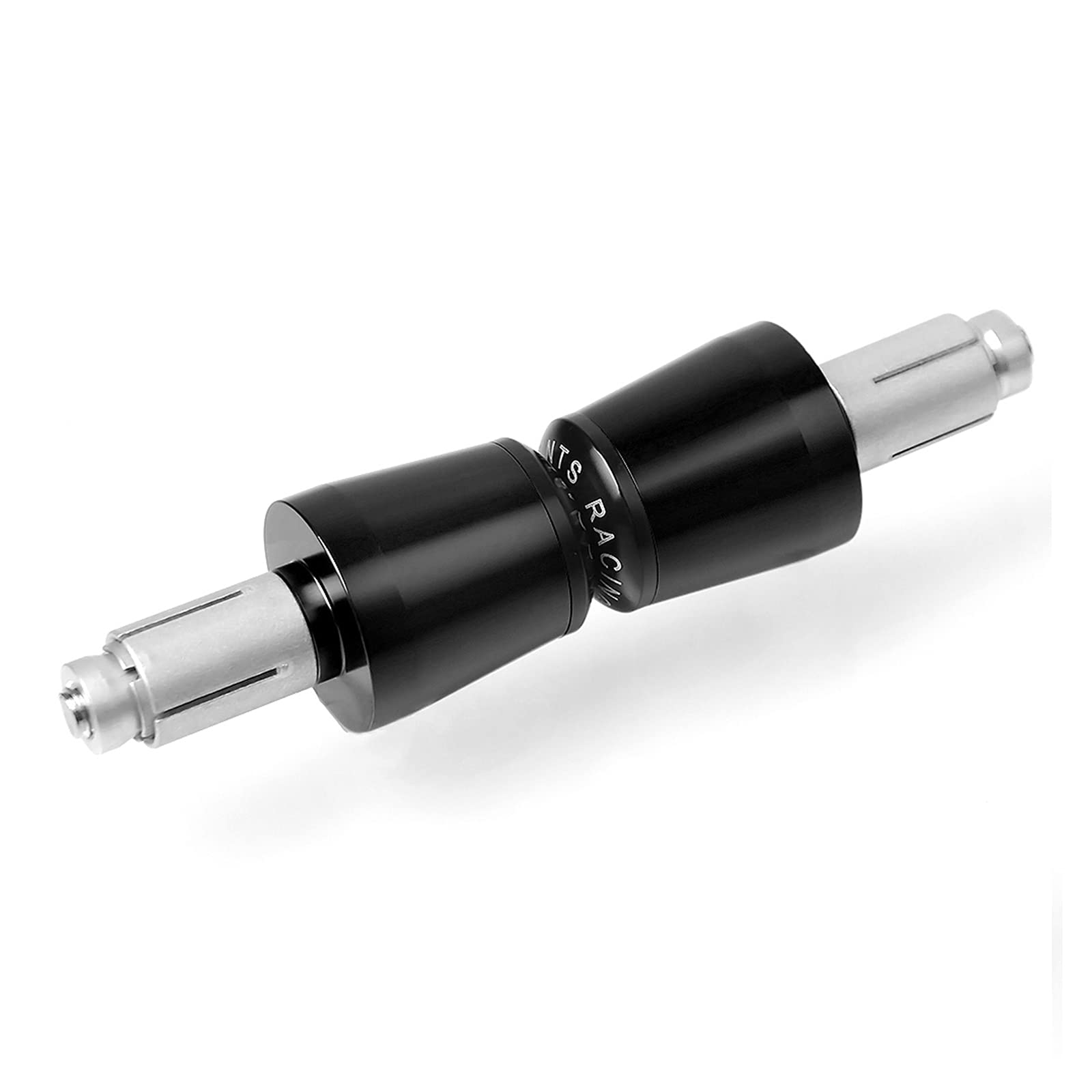 2pcs 7/8"22mm Moto Extrémités du Guidon en Aluminium Poignée de Guidon Embouts pour Suzuki GSXR GSX-R 600 750 1000 1300-Noir