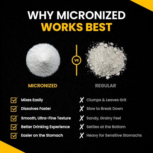 ForestLeaf Micronized Creatine Monohydrate Powder — 100 Servings, Unflavored — view 3