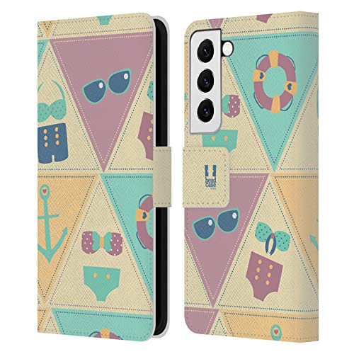 Funda Tipo Libro Samsung S22 5G con soporte integrado y ranuras portatarjetas