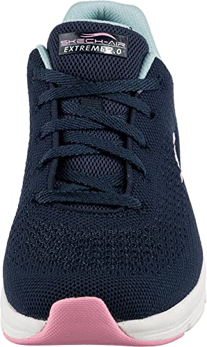 Skechers Sport Women's Women's Extreme 2.0 Classic Sneaker, NVLB=Navy Light Blue, 8