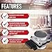 Mass Air Flow Sensor - Compatible with Chevy, Cadillac, GMC & More - Impala, Monte Carlo, S10, Blazer, Malibu, Astro, Grand Prix, Intrigue, Cutlass and More - Replaces 2133458, 25008302, AF10045