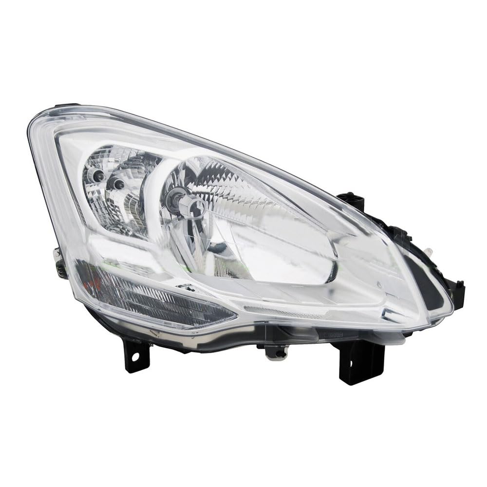 PRASCO CI9184803 FANALE PROIETTORE ANTERIORE DESTRO (LATO PASSEGGERO) CON MOTORE ELETTRICO PER LAMPADA H4 SPECIFICO PER BERLINGO DAL 2008 AL 2018