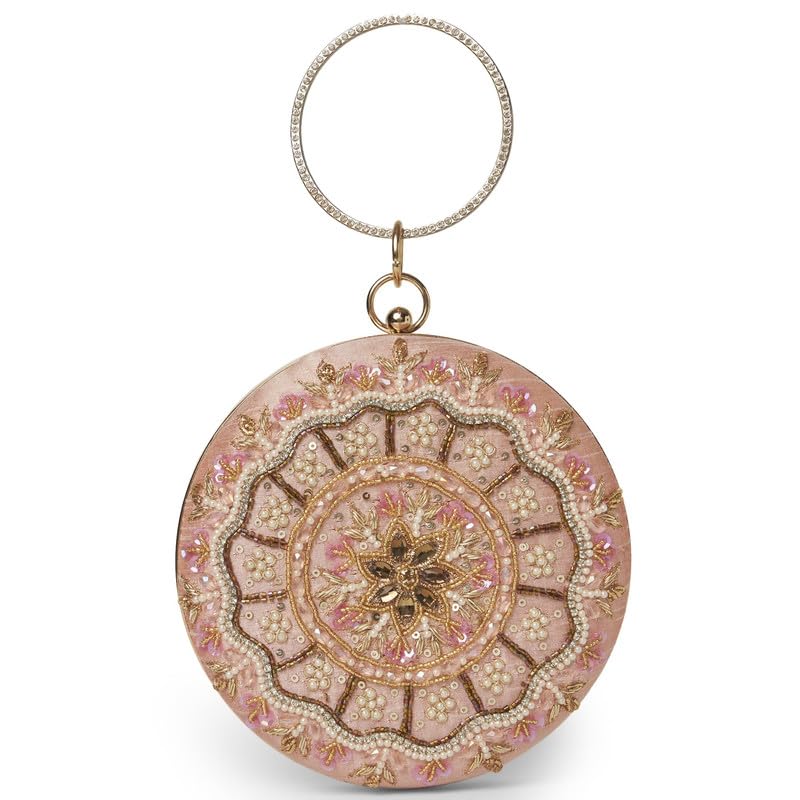 See full amazon price history chart for QAIDAFASHIONWomens Pretty Pink Round Adorning Clutch QAIDAFASHIONWomens Pretty Pink Round Adorning Clutch (B0CZR24RV7) Amazon Price History, Amazon Price Tracker