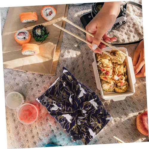 Tissu pour bento pliable de type chiffon pour protéger vos boîtes repas - 6