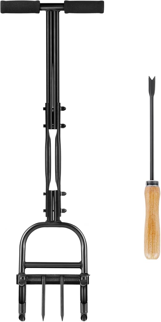 Hermsche Plug Aeration Manual Lawn Coring Aerator with 2