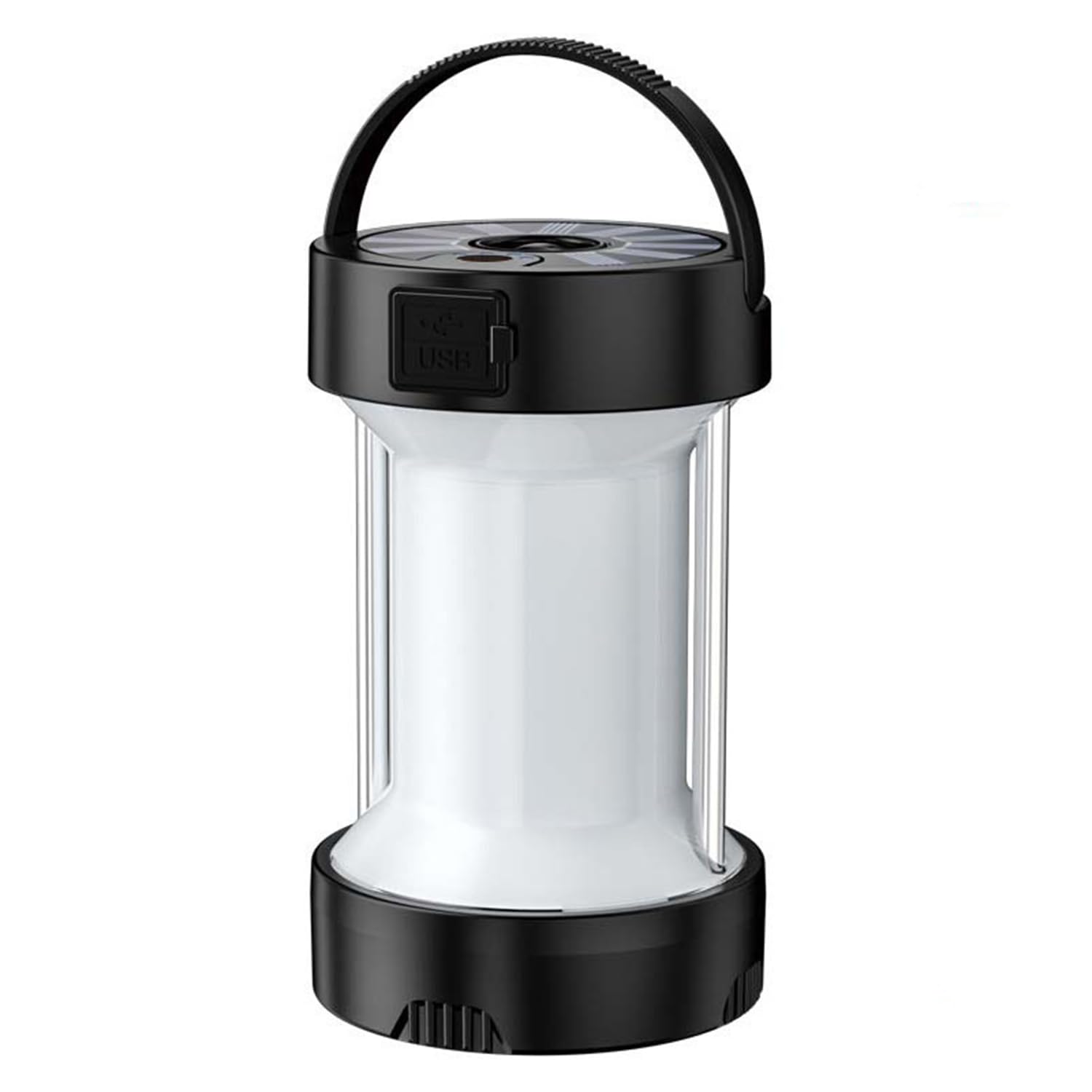 Słoneczne lampy kempingowe, super jasna lampa awaryjna LED Hurricane, lampa survivalowa z ładowalną podstawą magnetyczną, przenośna wodoodporna lampa do namiotu