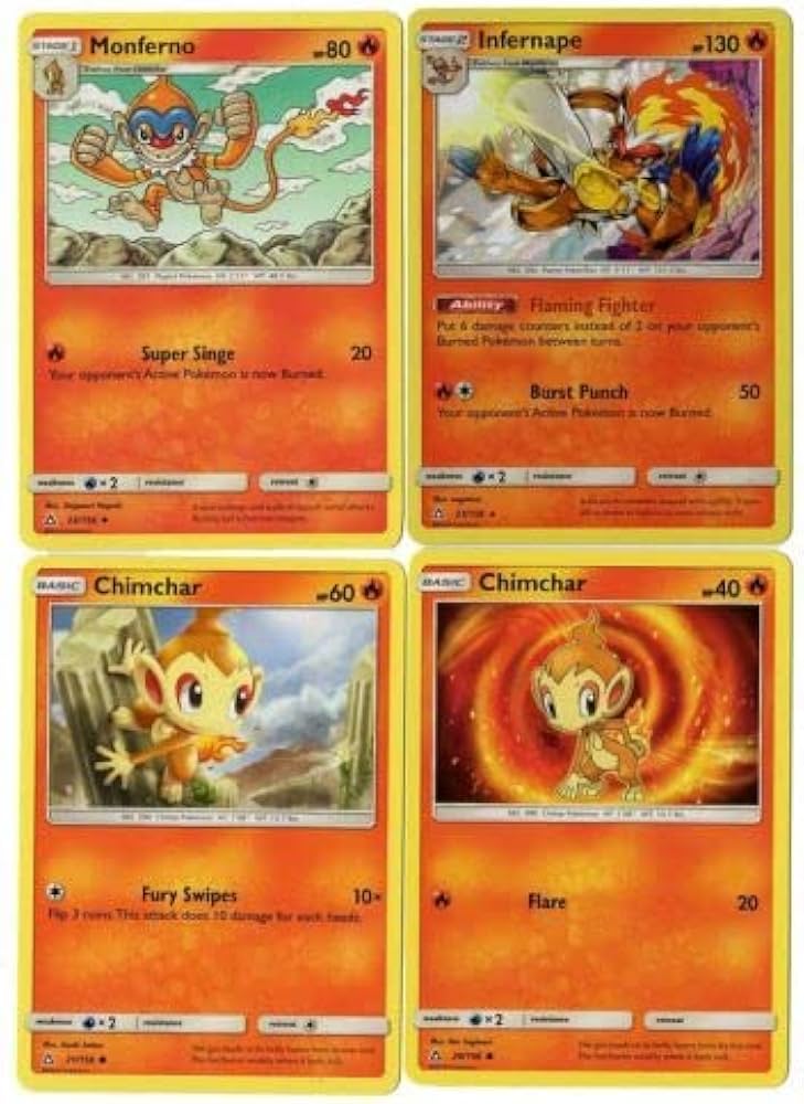 Infernape 23/156 - Ultra Prism - Foil - Pokemon Evolution 4 Card
