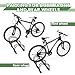 Auwey Bike Floor Rack Bike Floor Parking Bicycle Parking Rack Bike Storage Stand Bike Floor Stand Bicycle Storage Organizer for Mountain Bike, Road Bike Fit 22-28
