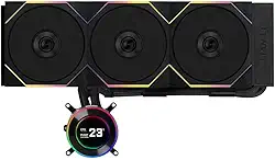 Water Cooler Lian Li Hydroshift II LDC-C 360TL Preto Com Tela IPS com Unifans TL GHS2LCD36TB