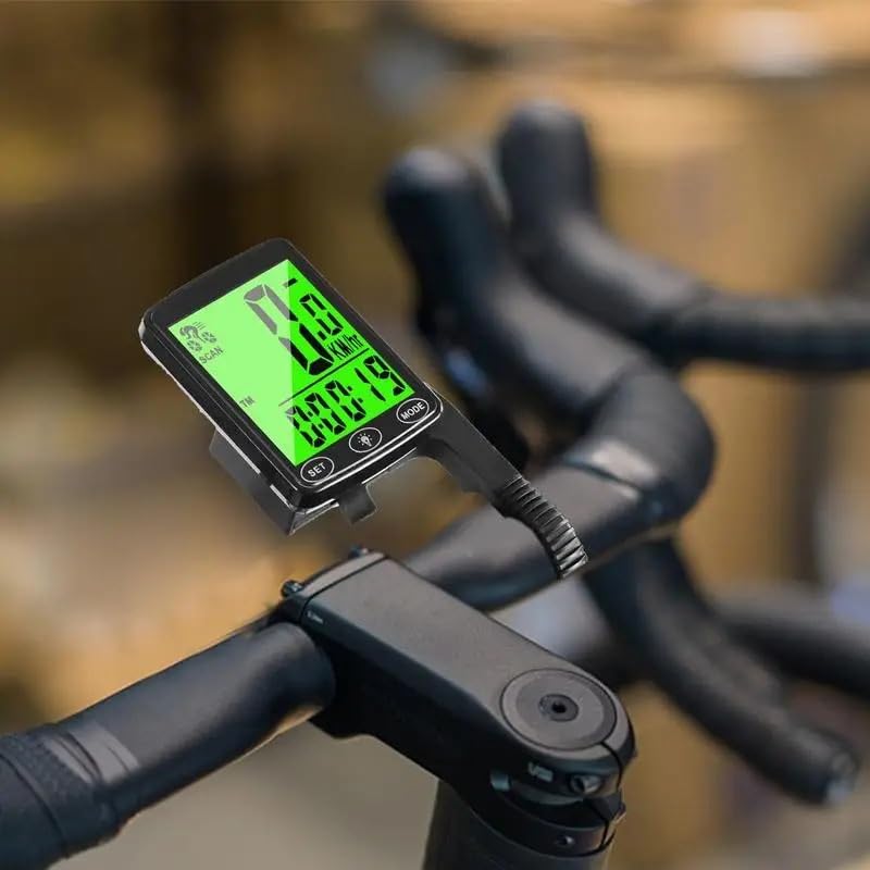 Contachilometri Bici Tachimetro Impermeabile Wireless for Computer da Bicicletta for Bicicletta Ciclocomputer