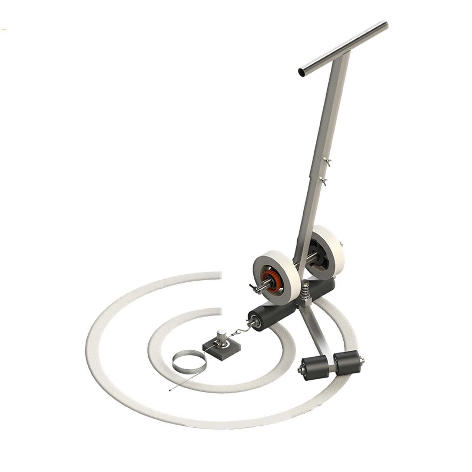 asdchZen Tape Marking Machine, Hand-Push Tape Sticking Machine Lane Marking Applicator, Manual Floor Tape Applicator For Driveway, Asphalt Or Concrete